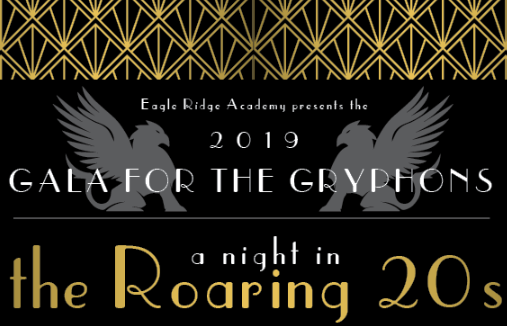 Logo for 2019 Gala, a Night in the Roaring 20s