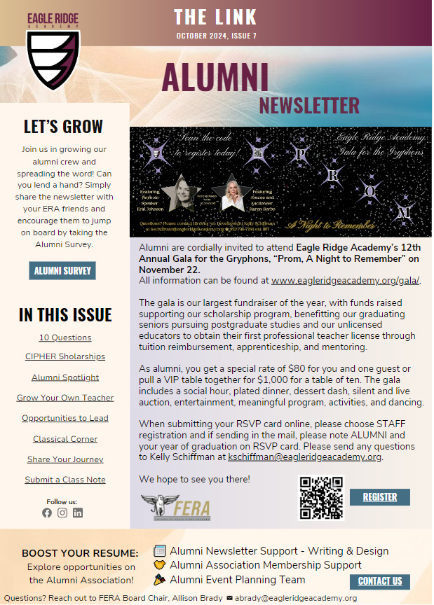 Newsletter Front Page